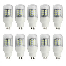 GU10 Led Maiskolbenbirne 4W 5730SMD DC AC12V 24V für Zuhause Schlafzimmer Flur Kalt Warmweiß (10 Stück)