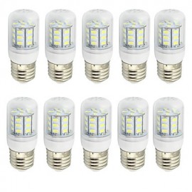 W klare Abdeckung E27 LED Lampe 220 V 110 V AC oder 12 V 24 V AC DC 27 SMD 5730 280 lm Warm Kaltweiß (10 Stück)