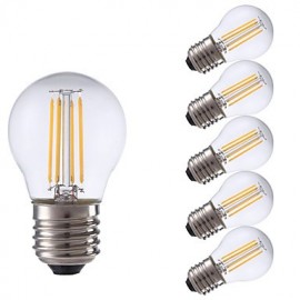 3 5W E27 LED Filament Birnen P45 4 COB 350 400 lm Warmweiß Kaltweiß V 6 Stk