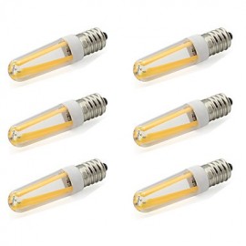 4W E14 LED Zweistiftlampen T 4 COB 380 lm Warmweiß Kaltweiß V 6 Stk