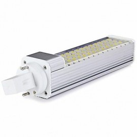 G24 10W 56x5050SMD 900LM 6000K weißes Licht LED Maiskolbenlampe (AC85 265V)