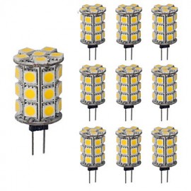 Diammbare G4 LED Lampe 3 5 W DC 12 V 27 SMD5050 ersetzt 30 W Halogen Kerzenglühbirne (10 Stück)