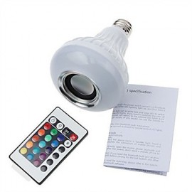 12W E26 E27 LED Globe Birnen A90 1 SMD 5060 900 lm Kaltweiß RGB Bluetooth Dimmbar Ferngesteuert Dekorativ V 1 Stck