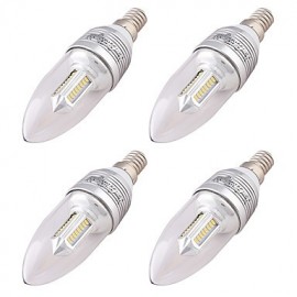 Stück E14 3 W 250 lm 3000 K 32 x SMD3014 warmweiße LED Kerzenlampe (AC 85–265 V)