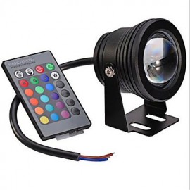 RGB 10W Unterwasserlampe Wasserdicht IP68 Sicherheitsspannung 12V Unterwasser Bunte Lichter