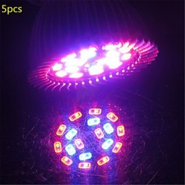 Stück 5 W E27 18XSMD5730 200 LM 12 Rot + 6 Blau Vollspektrum LED Wachstumslichter (85 265 V)