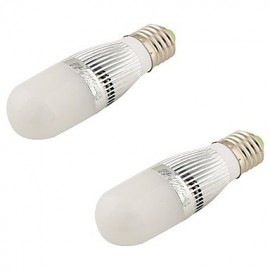 Stück E27 5 W 480 lm 3000 K Warmweißes Licht LED Maislampe Silber + Weiß (AC 110 ~ 130 V) (AC220 240)