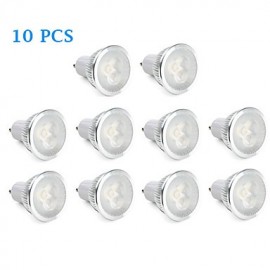 6W GU10 LED Strahler 3 High Power LED 310 lm Warmweiß Naturweiß V 10 Stk