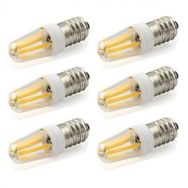 2W E14 Filament LED Birne 4 SMD COB Strahler 190Lm Warmweiß Kaltweiß AC 220 240V (6 Stück)