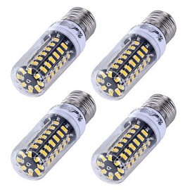 STÜCKE Dimmbare 5 Watt E27 5733 LED maisbirne intelligente IC steuerung drei segmentiert dimmbare LED licht Warmes weißes Weißes Licht 220 V