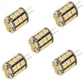 STÜCKE G4 6 Watt SMD 27*5050 Warmweiß Kaltweiß LED Dekorative Lichter DC12