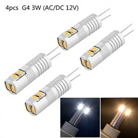 Stück G4 2 W 180 lm 3000 6000 K 6 * SMD3014 LED Maiskristall Lampenperle (AC DC12V)