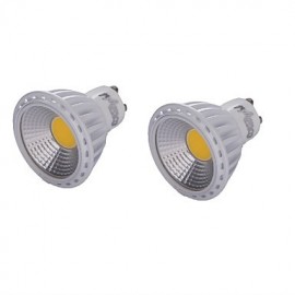 Stück GU10 6 W COB LED dimmbarer Strahler Weiß Warmweiß 450 lm 6000 K 3000 K (AC110 120 V)