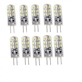 10 STÜCKE G4 1 5 Watt SMD 24*3014 Warmweiß Kaltweiß LED Dekorative Lichter DC12