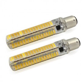 W dimmbare BA15D LED Glühbirne für Nähmaschine Werkzeugmaschine 136 SMD 5730 500 lm Warm Kaltweiß 110 V 220 V (2 Stück)