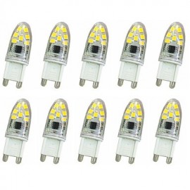 10 Stück 3W G9 LED Bi Pin Leuchten T 14 SMD 2835 180 240LM Dimmbar Warmweiß Kaltweiß Dekorativ AC220 V