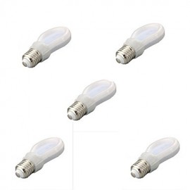 Stück 6 W E27 2700 K 6500 K flache LED Glühbirnen (AC85 265 V)