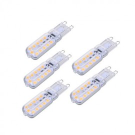 Stück dimmbare 6W G9 LED Bi Pin Leuchten T 22 SMD 2835 450 550 lm Warmweiß Kaltweiß (AC 220 V AC 110 V)