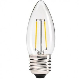 E26 E27 LED Filament Birnen C35 COB 400 lm Warmweiß Dimmbar Dekorativ V