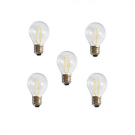 Stück A60 2 W E27 250 LM 360 Grad warmes kaltes Weiß Edison Glühfadenlicht LED Glühlampe (AC85 265 V)