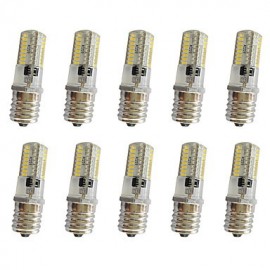 10 PCS 5W E17 Dekoration Licht T 64LED 3014SMD 380LM Warm Weiß Kalt Weiß Dimmbar AC110V 220 V