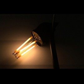 Stück E12 4W 4 COB 400 lm Warmweiß CA35 Edison Vintage LED Glühlampen V