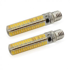 Dimmbare E17 LED Glühbirne aus Silikon für Mikrowellenherde Arbeitsmaschinen Heimbeleuchtung AC 110 V oder 220 V 136 SMD 5730 (2 Stück)