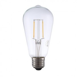 2W E26 LED Filament Birnen ST19 2 COB 220 lm Warmweiß Dimmbar Dekorativ V 1 Stk