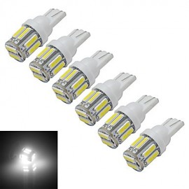 Stück T10 3 W 10 x 7020 SMD 210 LM 6000–6500 K Kaltweiß LED Autolicht (DC 12 V)