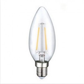 E12 LED Filament Birnen C35 2 COB 250 lm Warmweiß Dekorativ V