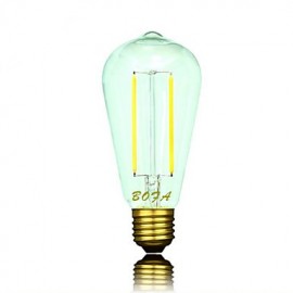 E26 E27 110V 220V 2200K 2700K 100 200Lm ST64 2W 2LED Glühbirne Edison Retro LED Glühbirne