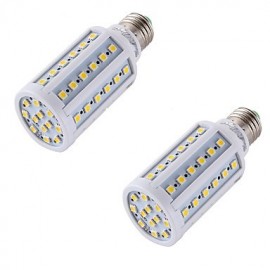 Stück E27 8 W 560 lm 3000 K 60 SMD 5050 LED Warmweiße Lampe Weiß (AC 200 265 V)