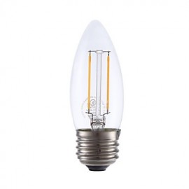 2W E26 LED Filament Birnen B10 2 COB 200 lm Warmweiß Dimmbar 120V 1 Stk