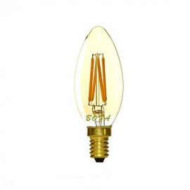 E14 2200K 3000K 200 300Lm 220V 3W 4LED Dimmbare Retro Imitation Wolfram Filament LED Kerzenlicht