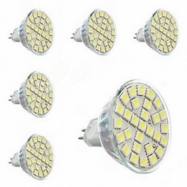 Stück GU5.3 (MR16) 5W 29 SMD 5050 440lm LM Warmweiß MR16 Spotlichter V