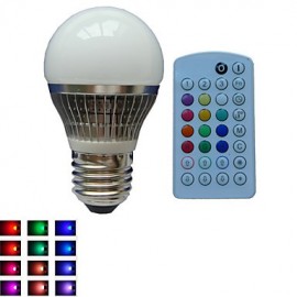 Stück E27 4W 1X Hochleistungs LED Dimmbare Musikgesteuerte Ferngesteuerte RGB LED Globebirnen AC85 265V