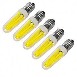 Stück Los E14 4 W 320 lm 4 COB LED Kaltweiß Warmweiß Glühbirne Lampe (AC 220 V)