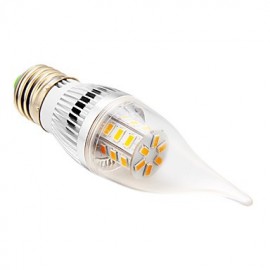 Kerzenlampe E26 E27 5 W 24 SMD 5730 350 lm warmweiß CA V