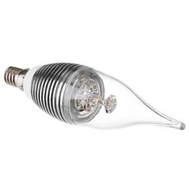 FLY E14 3W 240LM 3500K Warmweiße LED Kerzenlampe (110 220V)