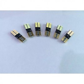 5W T10 Dekorationslicht SMD 500LM lm Natürlich Weiß Blau Rosa Dekorativ DC 24 2 Stk