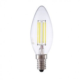 3 5W E14 LED Filament Birnen B35 4 COB 350 400 lm Warmweiß Kaltweiß Dimmbar 1 Stk