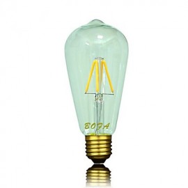 E26 E27 220V 2200K 2700K 200 300Lm ST64 3W 4LED Birne Edison Retro Led Birne