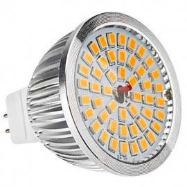 MR16 (GU5.3) 6 5 W 48 x 2835 SMD 520 lm Warmweißes Licht LED Spotlampe (12 V)