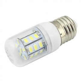 4 W transparente Abdeckung E27 LED Maisbirne 27 SMD 5730 280 lm AC DC 12 V 24 V oder AC 110 V 220 V Warmweiß Kaltweiß (1 Stück)