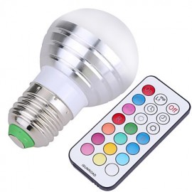 E27 Dimmbare RGBW Lampe Led lampen 5W Bunte RGB Birne 85 265V Kronleuchter Led Licht + IR fernbedienung