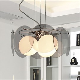 Neu Angebote Milan Simple Fashion Style Wohnzimmer Esszimmer Kronleuchter Licht Rauchgrau Glas Kronleuchter