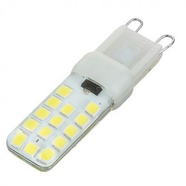 G9 Silikon 5 W 400 lm 6500 K 28 x SMD 2835 LED weiße Glühbirne (220–240 V)