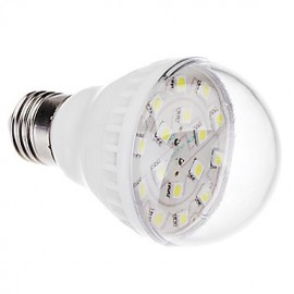 E27 2 5 W 16 x 5050 SMD 200–240 lm 6000–6500 K Kaltweiß LED Glühbirne (220 V)