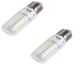 2 Stück E27 4 W 56 * SMD5730 6000 K weißes Licht CRI80 LED Maiskolbenlampe (220 240 V)