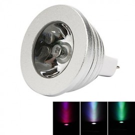 3 W MR16 RGB LED Glühbirne 16 Farbwechsel + IR Fernbedienung (85 – 265 V)